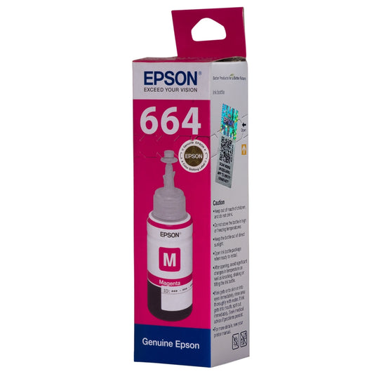 Epson 664 Magenta Original Ink Bottle T6643