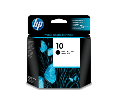 HP 10 Black Ink Cartridge, C4844A