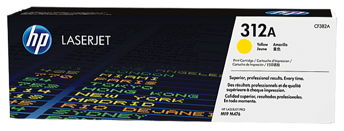 HP 312A Yellow LaserJet Toner Cartridge