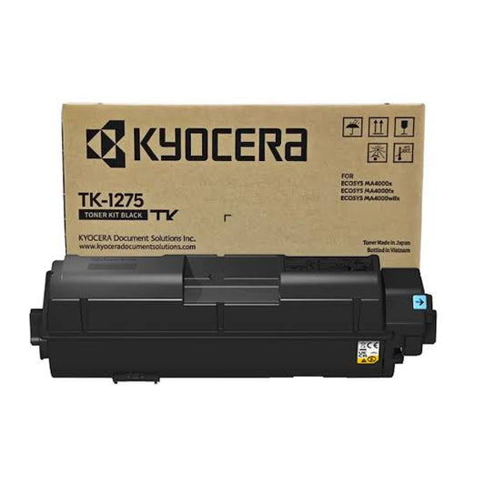 KYOCERA TK-1275 Black Toner Cartridge – High Yield, Compatible with ECOSYS Ma4000x|| Ma4000wifx